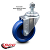 Service Caster 4 Inch Solid Polyurethane Wheel Swivel ½ Inch Threaded Stem Caster SCC SCC-TS20S414-SPUS-121315